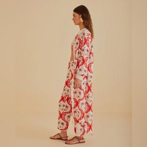 FARM RIO Off-White Summer Beach Lenzing™ Ecovero™ Euroflax™ Chemise